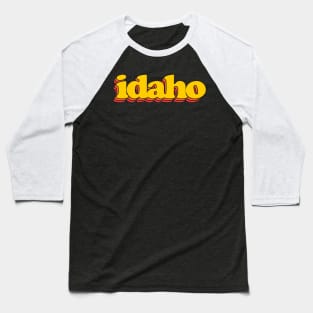 Idaho 70s Groove Baseball T-Shirt